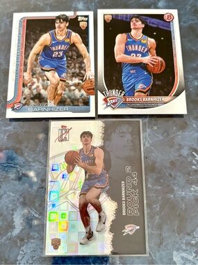 Brooks Barnhizer Basketball Cards Oklahoma City Thunder